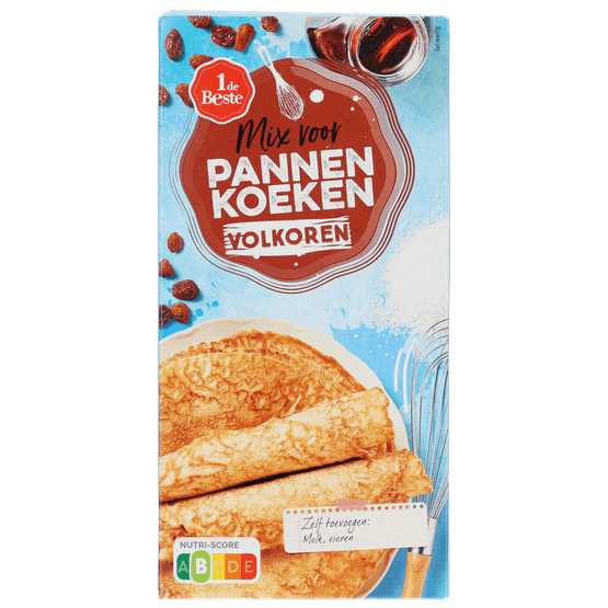 Foto van 1 de Beste Pannenkoekenmix volkoren op witte achtergrond