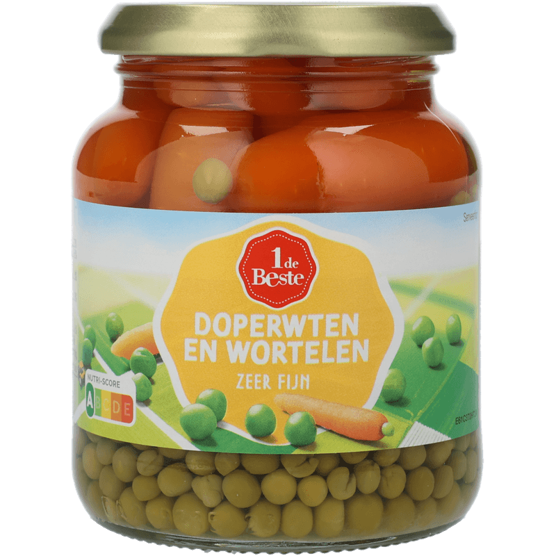 1 De Beste Doperwten en wortelen fijn