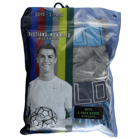 Foto van Cristiano Ronaldo Junior boxershorts op witte achtergrond