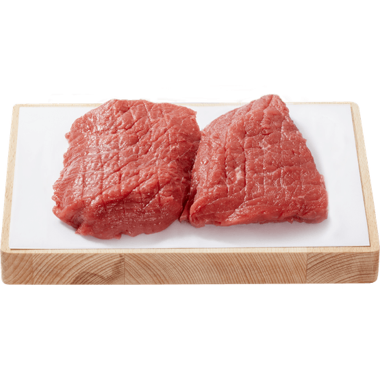 Foto van Biefstuk 2 st. op witte achtergrond