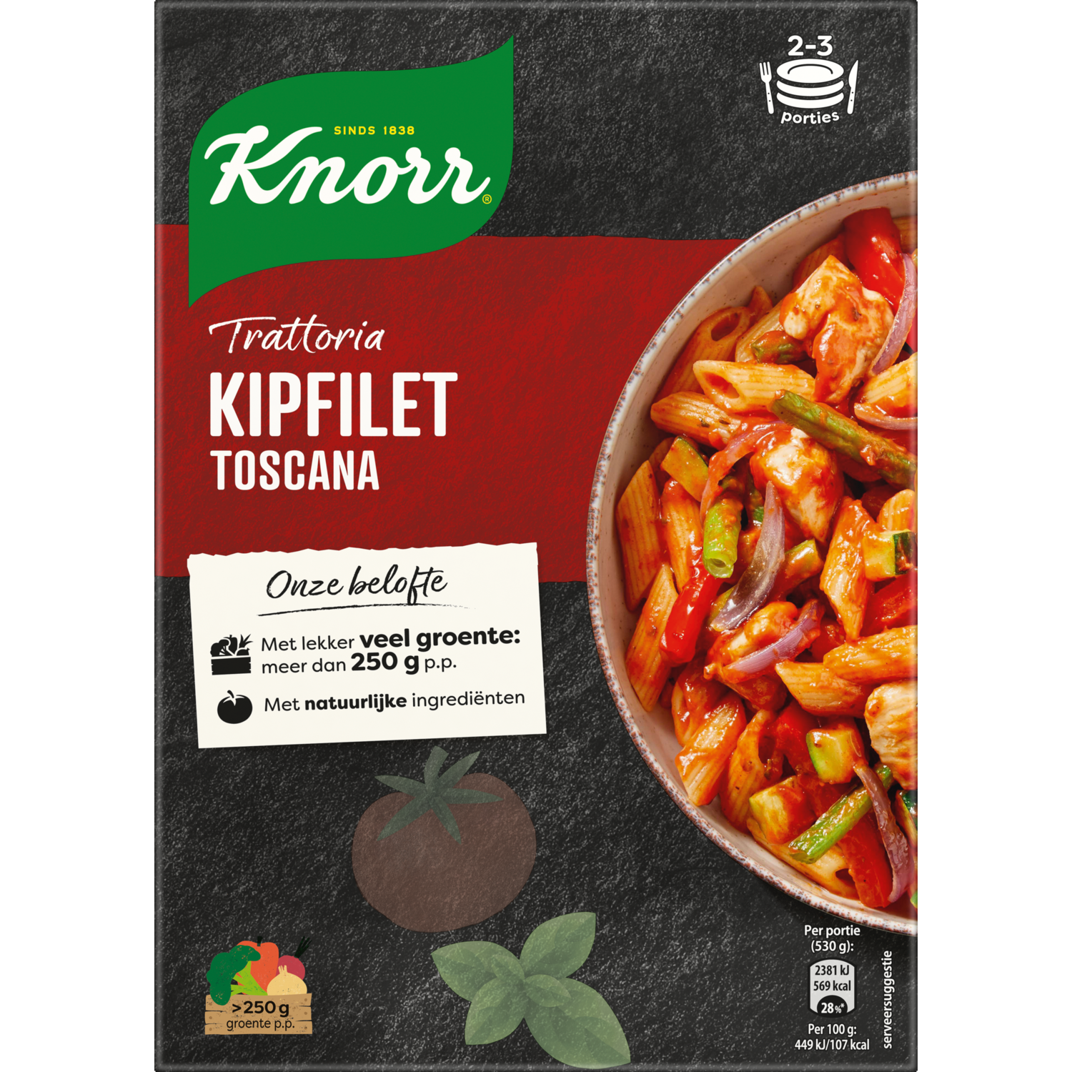 Knorr Trattoria Pastagerecht Kipfilet Toscana