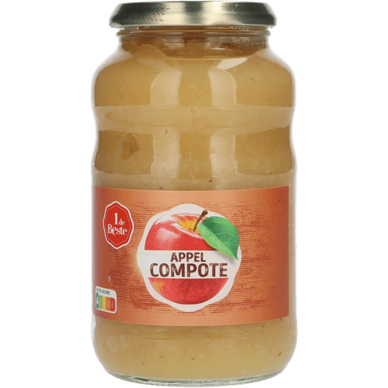 Foto van 1 de Beste Appelcompote op witte achtergrond