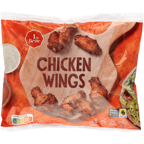 Foto van 1 de Beste Chickenwings op witte achtergrond