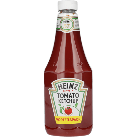 Foto van Heinz Tomatenketchup op witte achtergrond