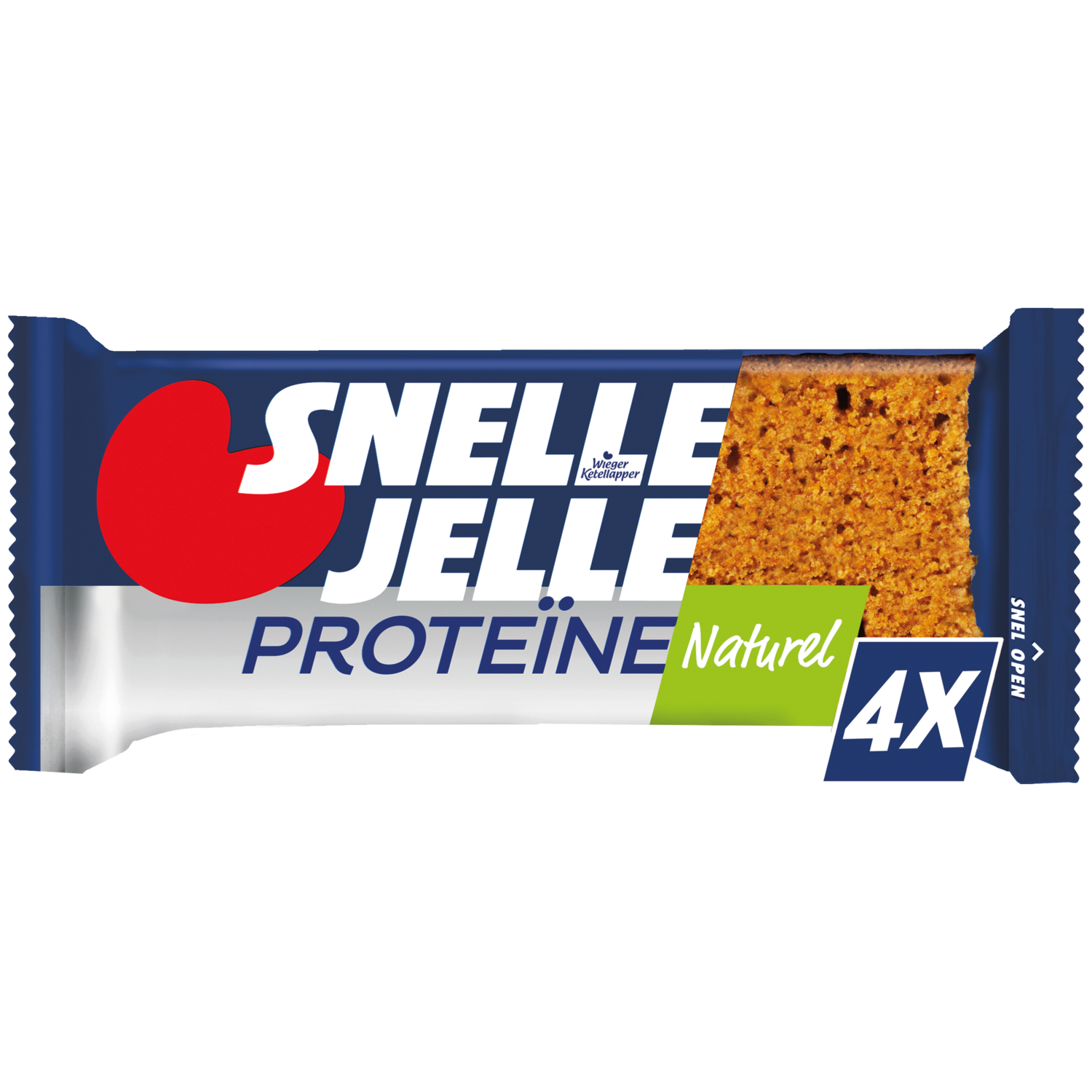 Snelle Jelle Ontbijtkoek Proteine naturel 4 st.