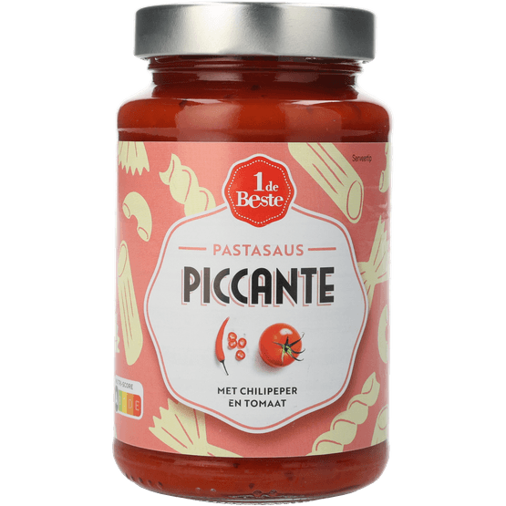 Foto van 1 de Beste Pastasaus picante op witte achtergrond