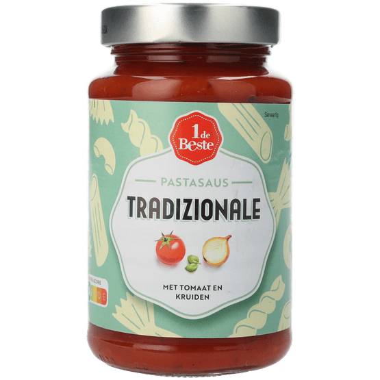 Foto van 1 de Beste Pastasaus tradizionale op witte achtergrond