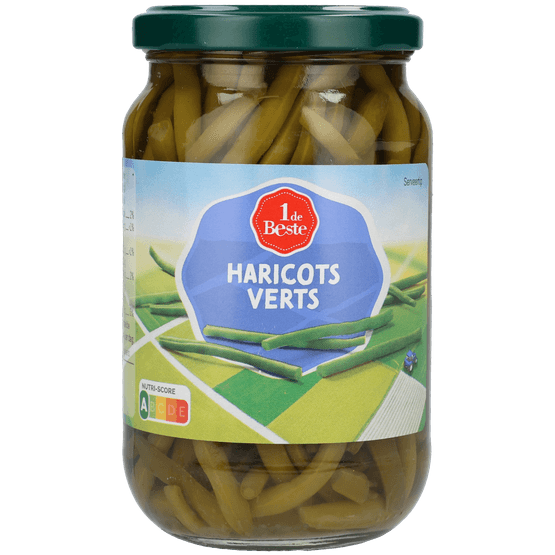 Foto van 1 de Beste Haricots verts extra fijn op witte achtergrond