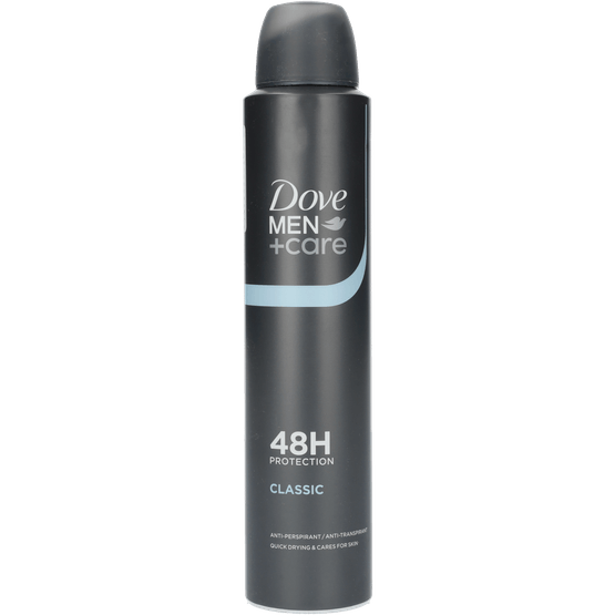 Foto van Dove Deospray men classic op witte achtergrond