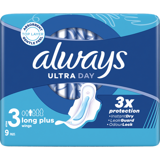 Foto van Always Maandverband ultra day & night op witte achtergrond