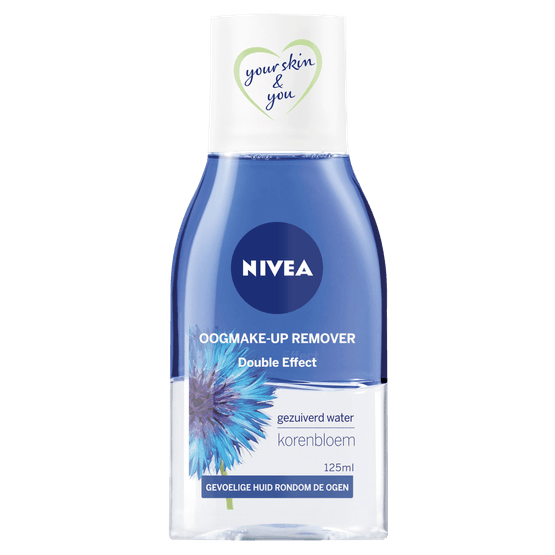 Foto van Nivea Oog make-up remover double effect op witte achtergrond