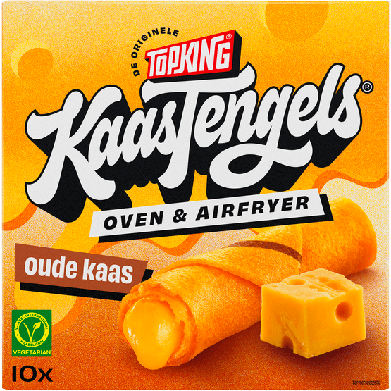 Foto van Topking KaasTengels Oven & airfryer oude kaas 10 stuks op witte achtergrond
