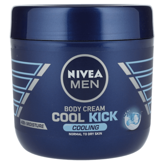 Foto van Nivea Body cream men Cool kick op witte achtergrond