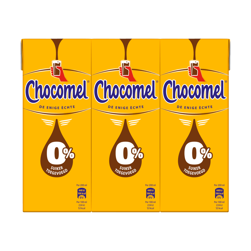 Chocomel Chocolademelk 0% 6 pack
