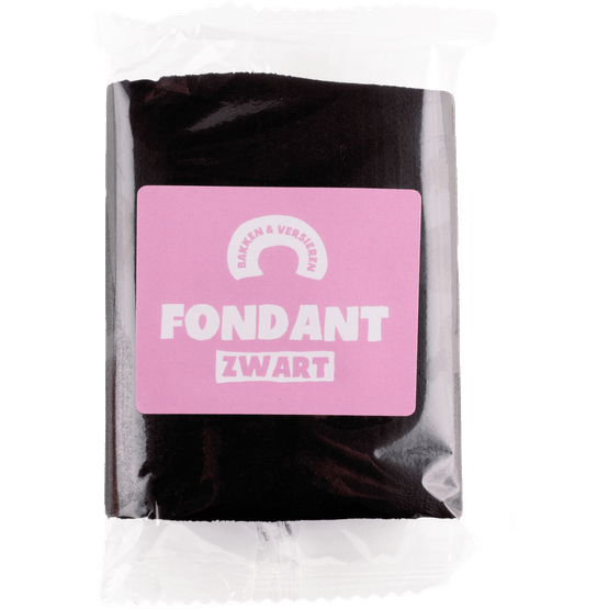 Foto van Bakken en versieren Rolfondant zwart op witte achtergrond
