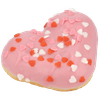 Thumbnail van variant Hartvormige donut roze
