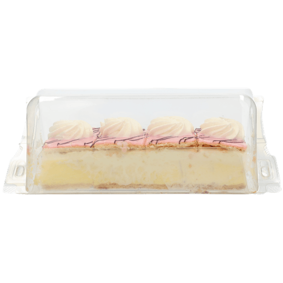 Foto van Banketbakkers tompouce op witte achtergrond