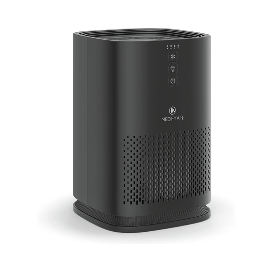 Foto van Air purifier op witte achtergrond