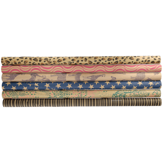 Foto van Geschenkpapier 200x70cm op witte achtergrond