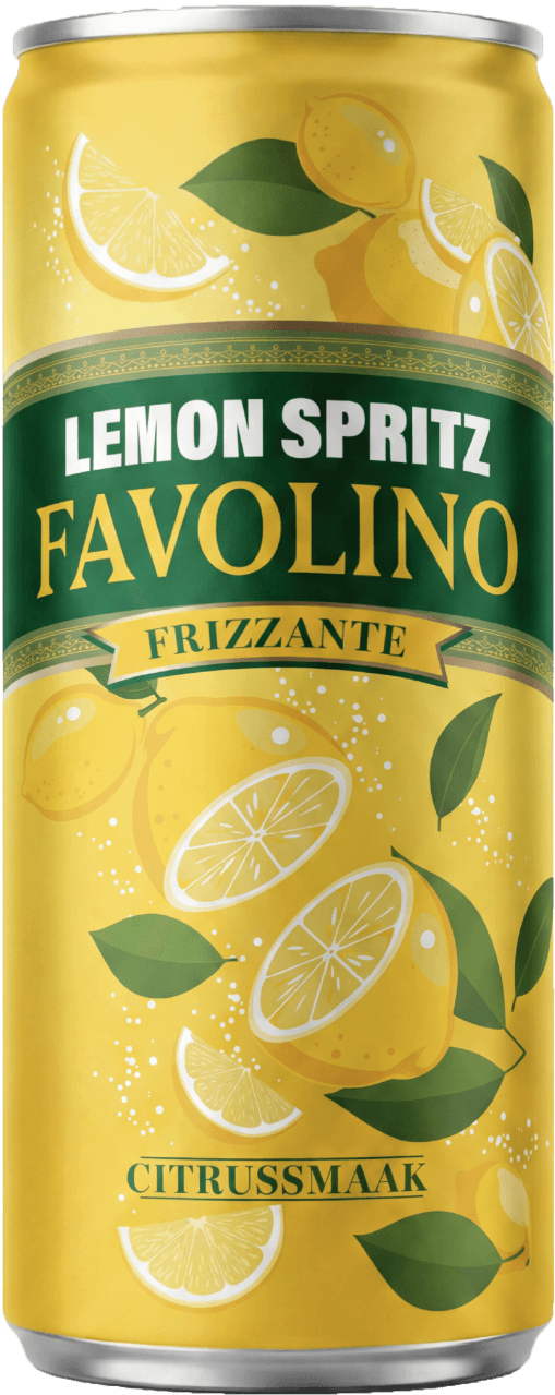 Foto van Favolino Lemon spritz op witte achtergrond