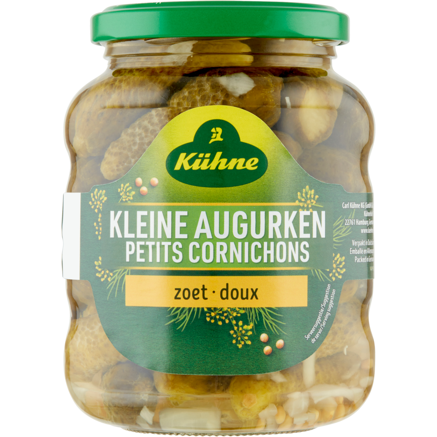Kühne Kleine augurk zoet