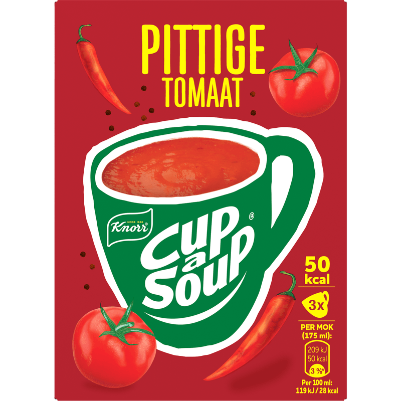 Knorr Cup-a-soup pittige tomaat
