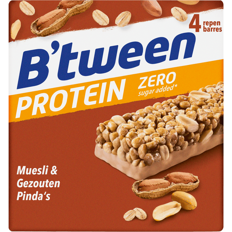 Hero B'tween protein zero muesli & pinda's