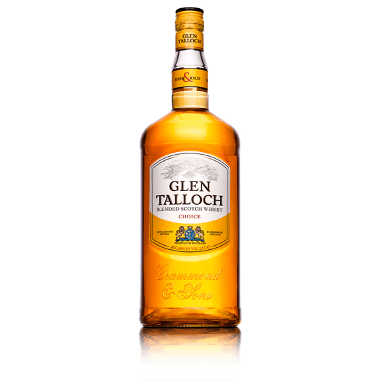 Foto van Glen Talloch Whisky op witte achtergrond