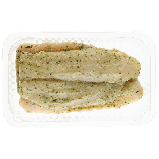 Foto van SEA FRESH Pangasiusfilet gemarineerd op witte achtergrond