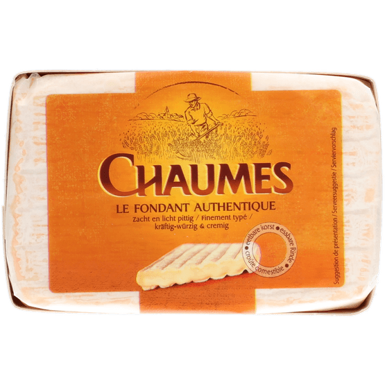 Foto van Chaumes fondant op witte achtergrond