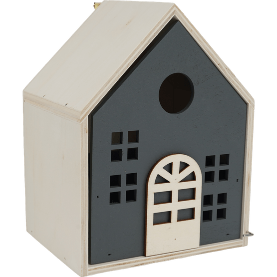 Foto van Vogelnestkast 21.5cm 4 assorti op witte achtergrond