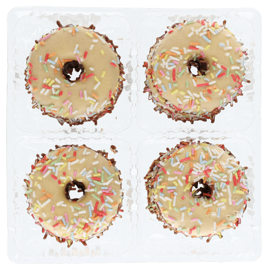 Foto van Van 't Huijs lente donutkoekjes op witte achtergrond