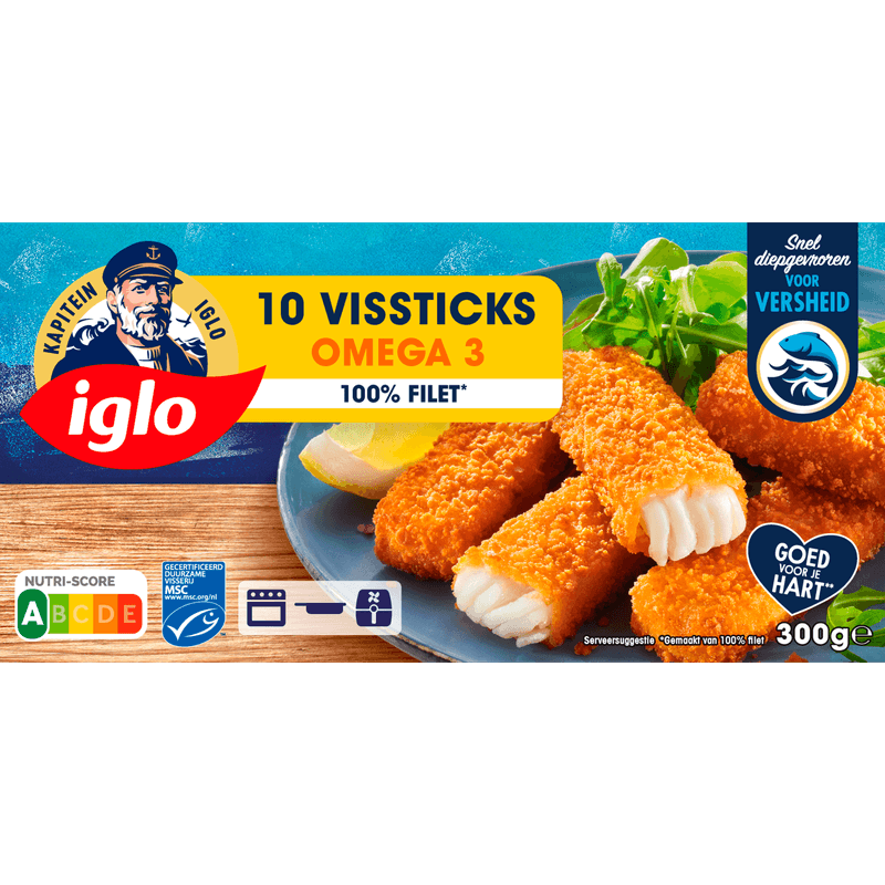Iglo Vissticks omega-3