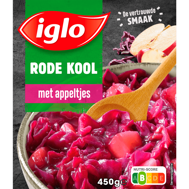 Iglo Rode kool met appeltjes