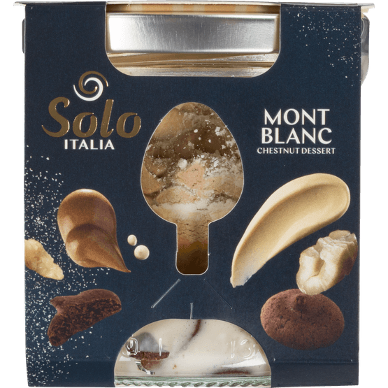 Foto van Solo Italia Mont blanc kastanje op witte achtergrond