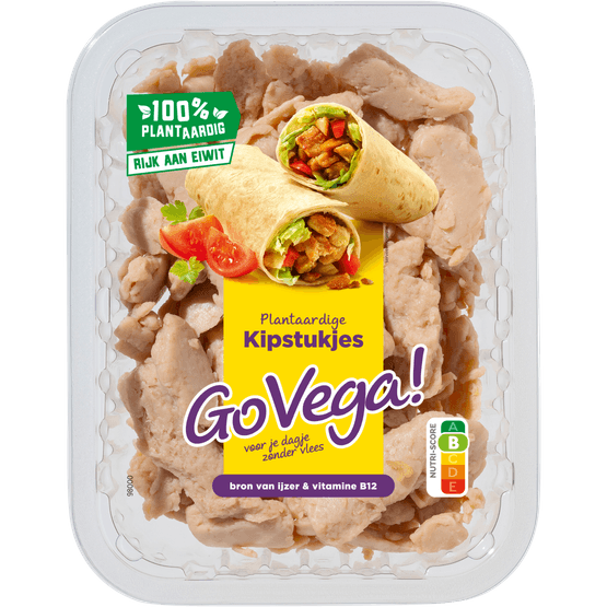 Foto van Go Vega Kipstukjes op witte achtergrond