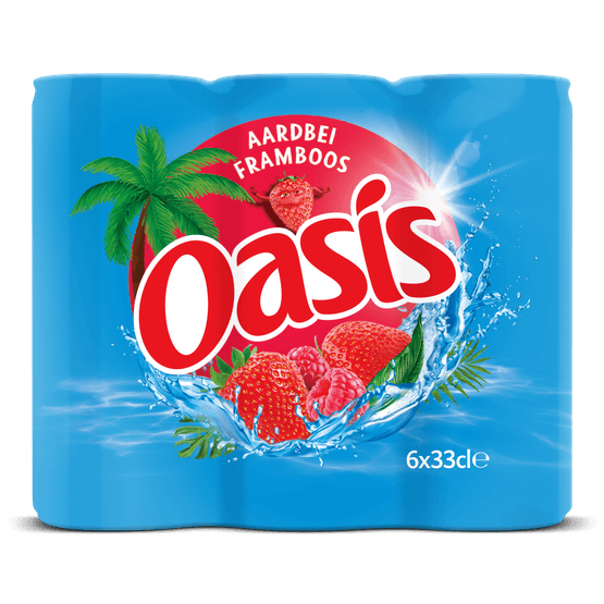 Foto van Aardbei framboos 6x33 cl max. 144 blikken per klant op witte achtergrond