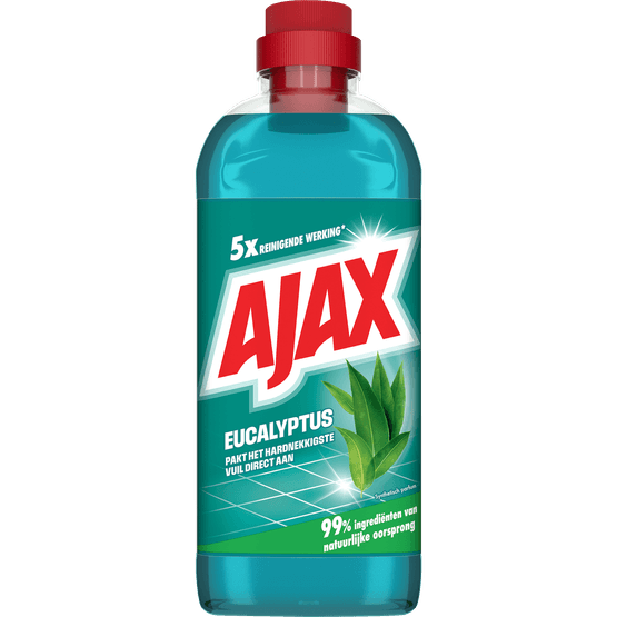 Foto van Ajax Allesreiniger eucalyptus op witte achtergrond