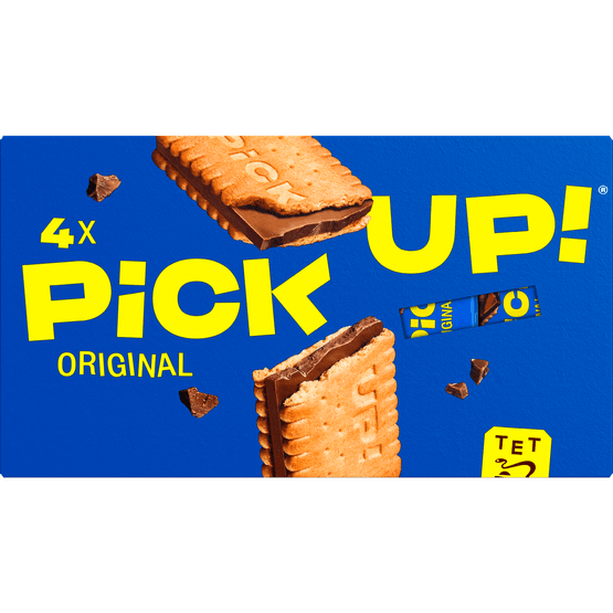 Foto van Bahlsen Biscuit choco 4 st. op witte achtergrond