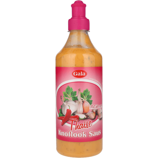 Foto van GALA Knoflooksaus thais op witte achtergrond
