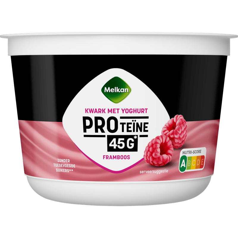 Melkan Proteine kwark framboos