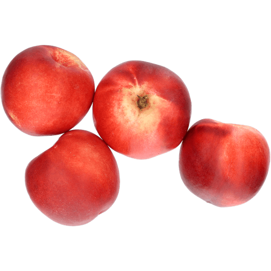 Foto van Nectarines los op witte achtergrond