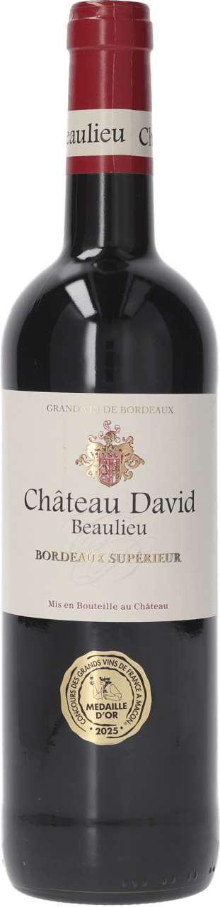 Foto van Château David Bordeaux superieur op witte achtergrond