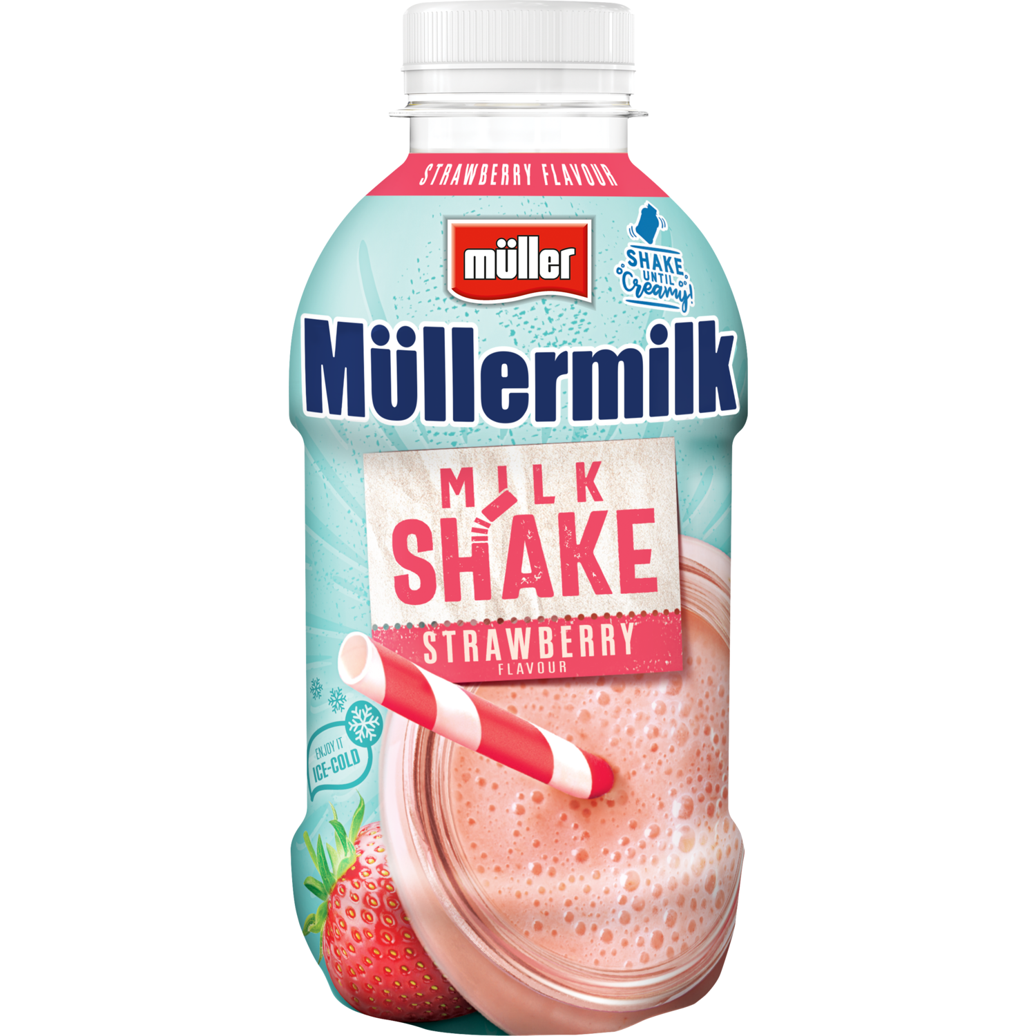 Müllermilk Milkshake aardbei
