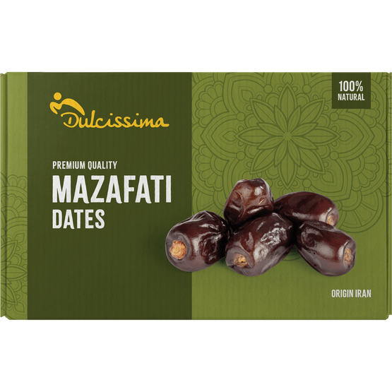 Foto van Dulcissima Dadels op witte achtergrond