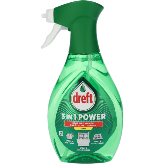 Foto van Dreft Handafwas 3-in-1 spray op witte achtergrond