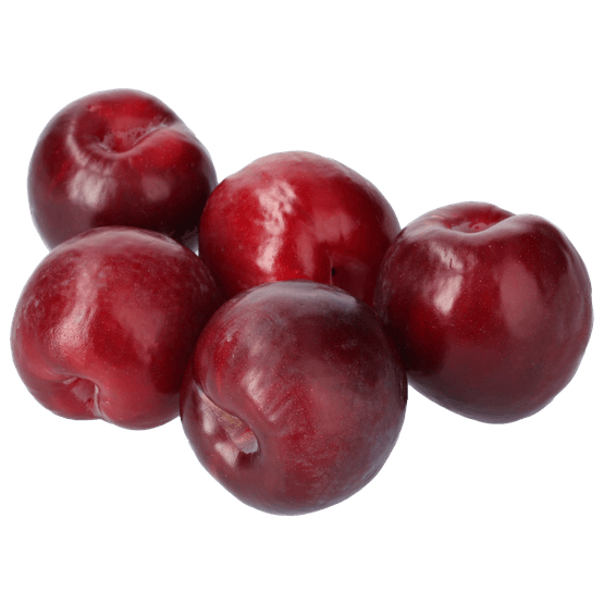 Foto van Pruimen zonder pit op witte achtergrond