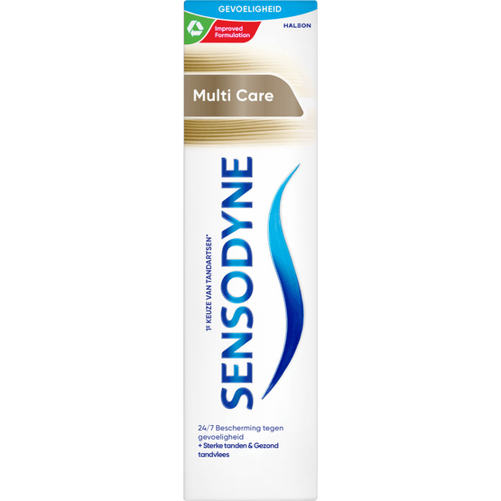 Foto van Sensodyne Tandpasta multicare op witte achtergrond