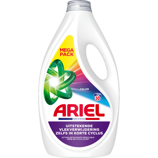 Foto van Ariel Vloeibaar wasmiddel color 50wb op witte achtergrond