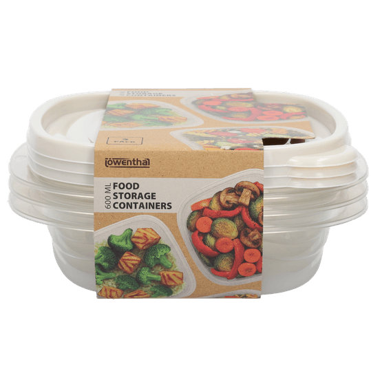 Foto van Vershouddoos 3-delig s 3 kleuren op witte achtergrond